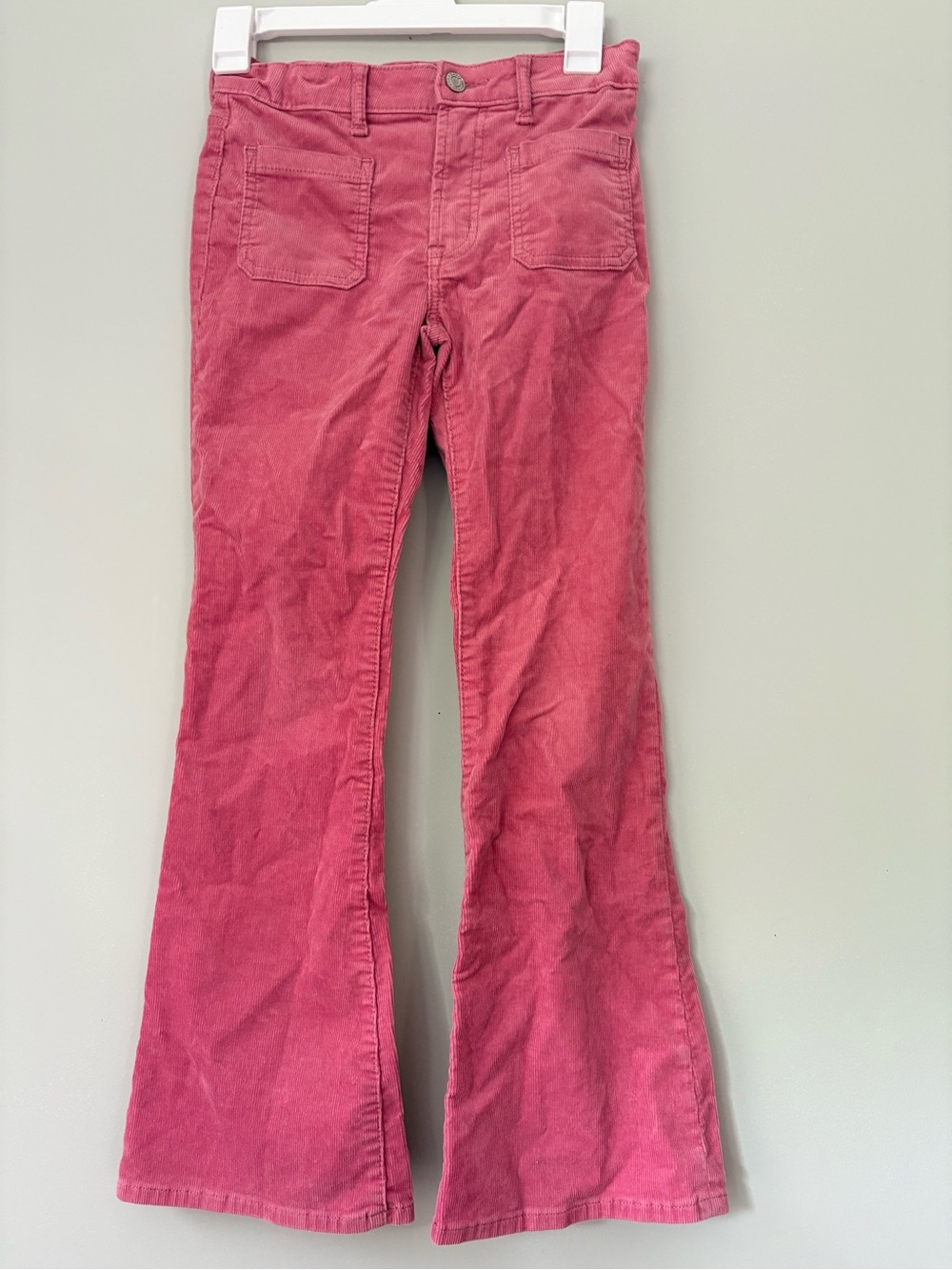 GAP Girls Pink 70’s Flare High Rise Corduroy Flare Pants